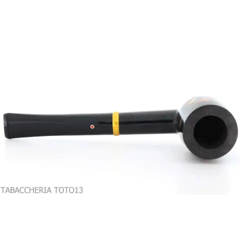 Pipa Tsuge Urushi serie cuatro estaciones, primavera con Sakura, forma de billar - Pipas de Tabaco