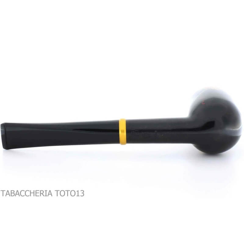 Pipa Tsuge Urushi serie cuatro estaciones, primavera con Sakura, forma de billar - Tsuge Pipe