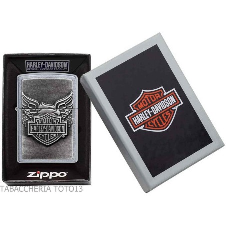 Zippo Harley Davidson placca aquila di ferro - Accendini
