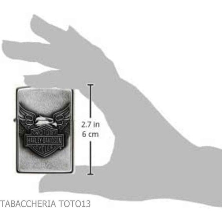 Zippo Harley Davidson placca aquila di ferro - Accendini