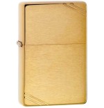 Zippo vintage replica 1935 golden satin and diagonal decorations - Lighters - Brass