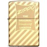 Zippo original vintage 360 ​​degrés finition or brillant Zippo Briquets Zippo
