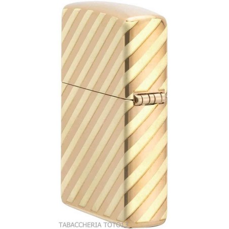 Zippo original vintage acabado dorado brillante de 360 ​​grados - Alumbradores