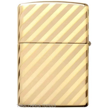 Zippo original vintage acabado dorado brillante de 360 ​​grados - Alumbradores