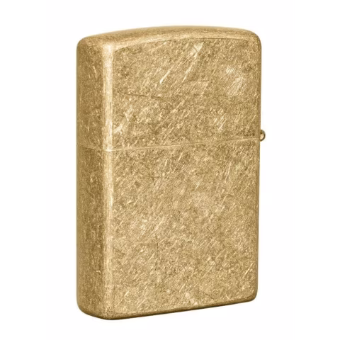 Zippo Tumbled Brass aus antikem Messing - Feuerzeuge