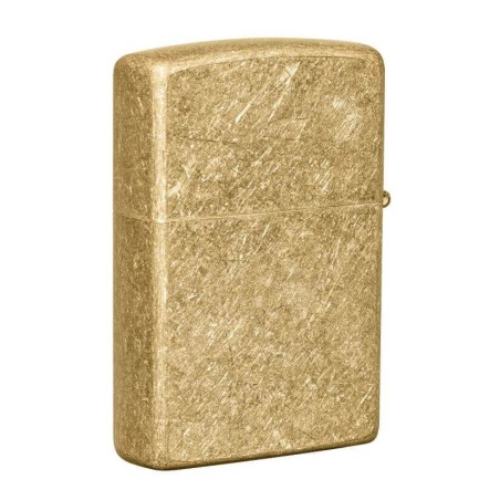 Zippo Tumbled Brass in antique brass - Lighters - Brass