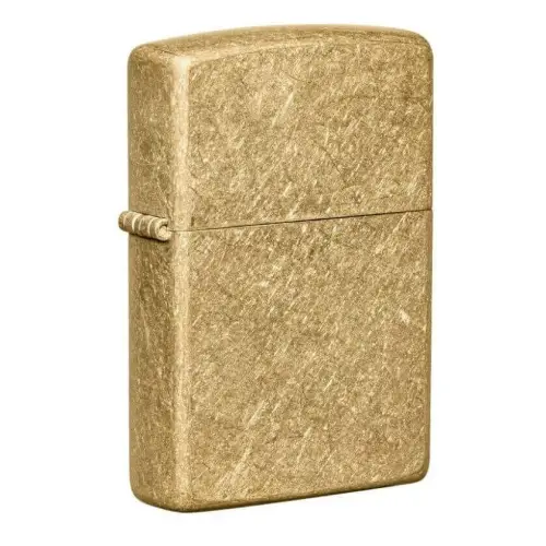 Zippo Tumbled Brass in antique brass - Lighters - Brass