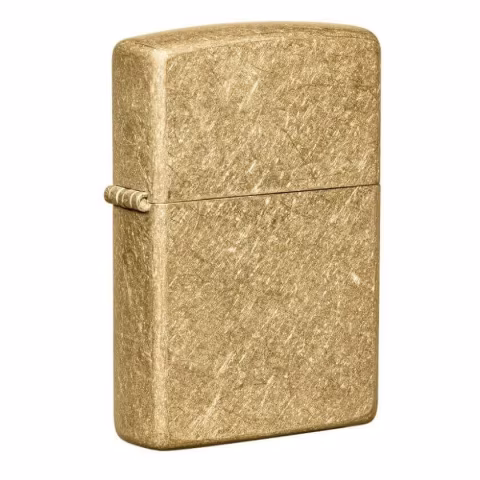 Zippo Tumbled Brass in antique brass - Lighters - Brass