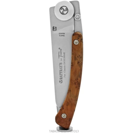 Cure-pipe Rattray et couteau 3 outils en bois de Thuya