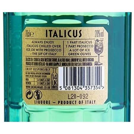 Italicus Bergamotte-Likör VOL.20% CL.70 - Italicus