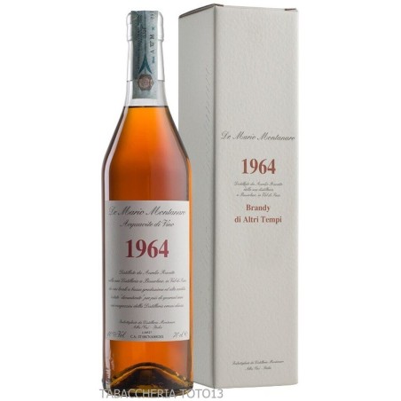 Brandy distillerie 1964 haut degré Montanaro Vol.40% CL.70 - Spiritueux - Raisin