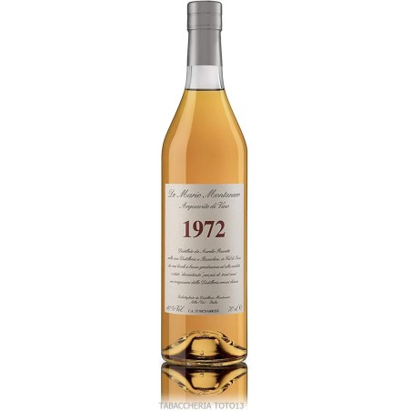 Brandy de haute qualité 1972 Distilleria Montanaro Vol.40% Cl.70 - Spiritueux - Raisin