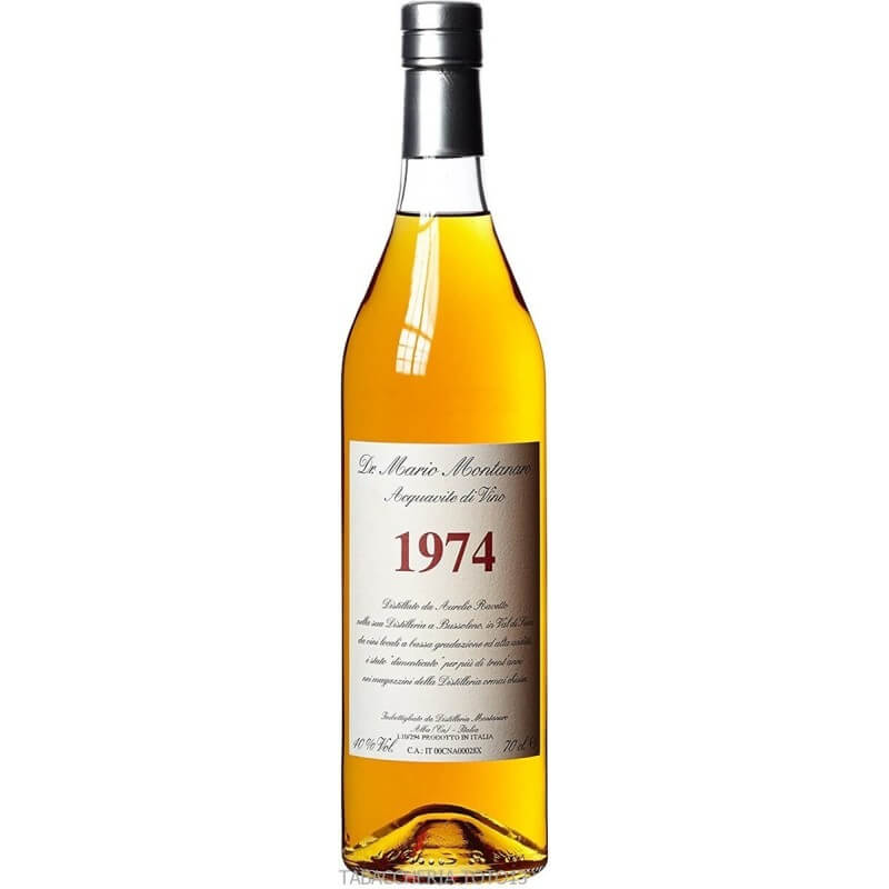 High Grade Brandy 1974 Distilleria Montanaro Vol. 40% Cl.70 - DISTILLERIA MONTANARO
