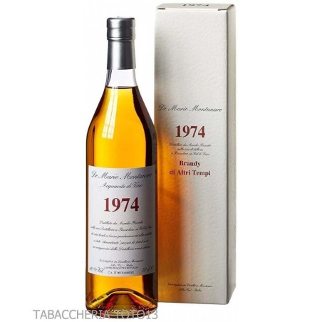 Hochwertiger Brandy 1974 Distilleria Montanaro Vol. 40% Cl.70 - Destilliert