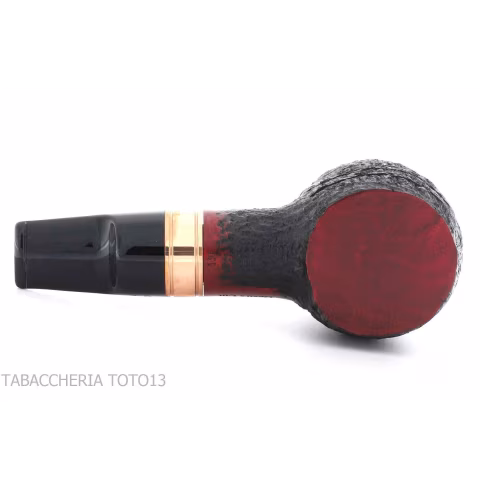 Pipa de tabaco oxidada Devil's Cut forma poker de calabaza inversa - Pipas de Tabaco