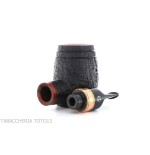Pipa de tabaco oxidada Devil's Cut forma poker de calabaza inversa - Pipas de Tabaco
