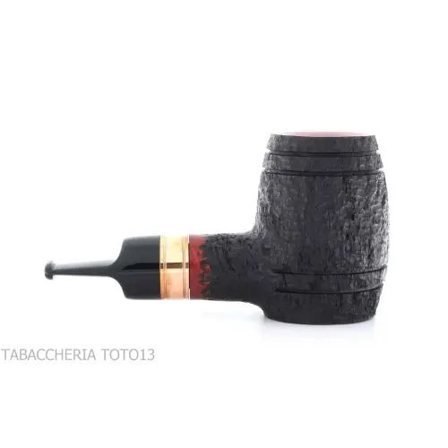 Pipa de tabaco oxidada Devil's Cut forma poker de calabaza inversa - Pipas de Tabaco