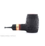 Pipa de tabaco oxidada Devil's Cut forma poker de calabaza inversa - Pipas de Tabaco