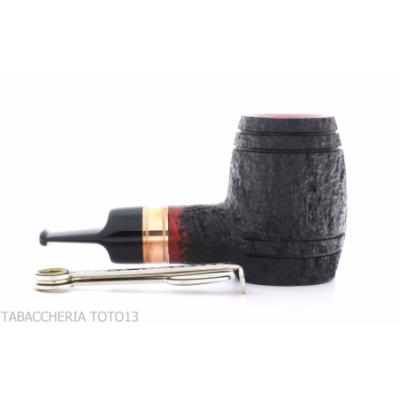 Pipa de tabaco oxidada Devil's Cut forma poker de calabaza inversa - Pipas de Tabaco