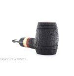 Pipa de tabaco oxidada Devil's Cut forma poker de calabaza inversa - Pipas de Tabaco
