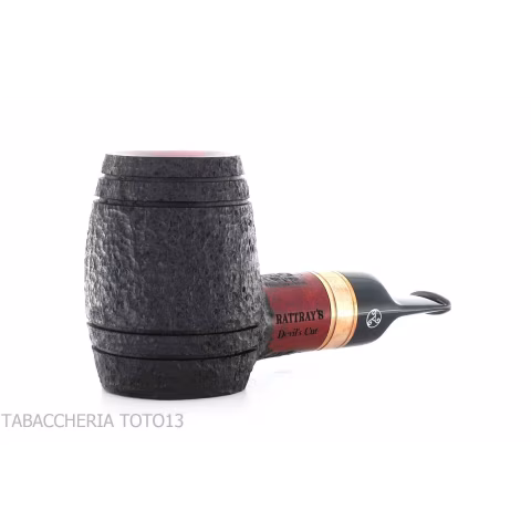 Pipa de tabaco oxidada Devil's Cut forma poker de calabaza inversa - Pipas de Tabaco