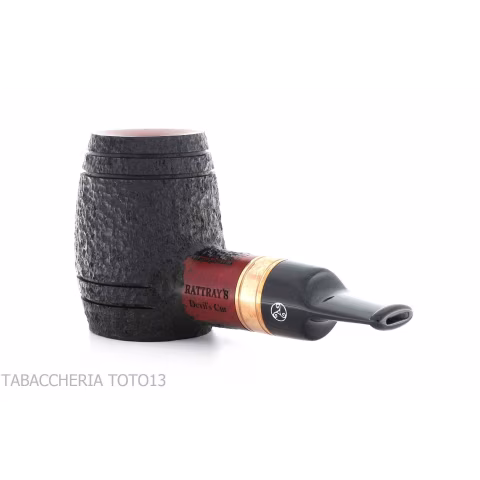 Pipa de tabaco oxidada Devil's Cut forma poker de calabaza inversa - Pipas de Tabaco