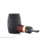 Pipa de tabaco oxidada Devil's Cut forma poker de calabaza inversa - Pipas de Tabaco