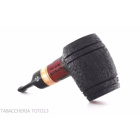 Pipa de tabaco oxidada Devil's Cut forma poker de calabaza inversa - Pipas de Tabaco