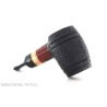 Devil's Cut, forme de calebasse inversée de poker à pipe de tabac rustiquée - Rattray's