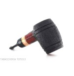 Pipa de tabaco oxidada Devil's Cut forma poker de calabaza inversa - Pipas de Tabaco