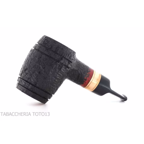 Pipa de tabaco oxidada Devil's Cut forma poker de calabaza inversa - Pipas de Tabaco