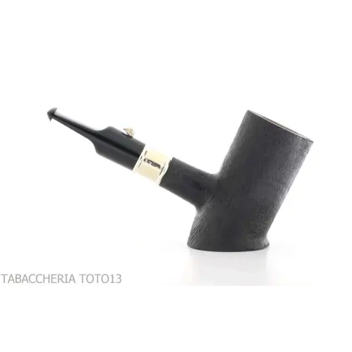 Pipe La canard forme cherrywood, finition bruyère peignée avec anneau en argent - Pipe Pour le Tabac - Racine naturelle