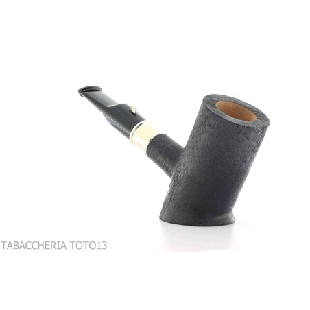 Pipe La canard forme cherrywood, finition bruyère peignée avec anneau en argent - Pipe Pour le Tabac - Racine naturelle