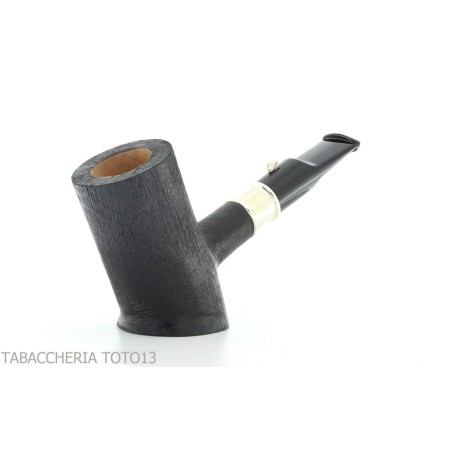 Pipe The duck cherrywood shape, combed briar finish with silver ring - Tobacco Pipes - Natural root
