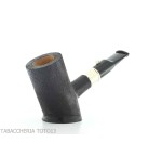 Pipe The duck cherrywood shape, combed briar finish with silver ring - Tobacco Pipes - Natural root