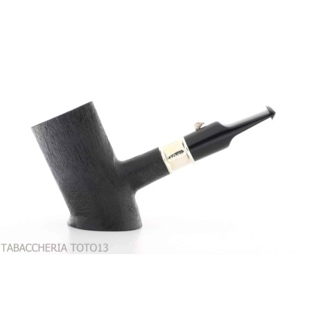 Pipe The duck cherrywood shape, combed briar finish with silver ring - Tobacco Pipes - Natural root