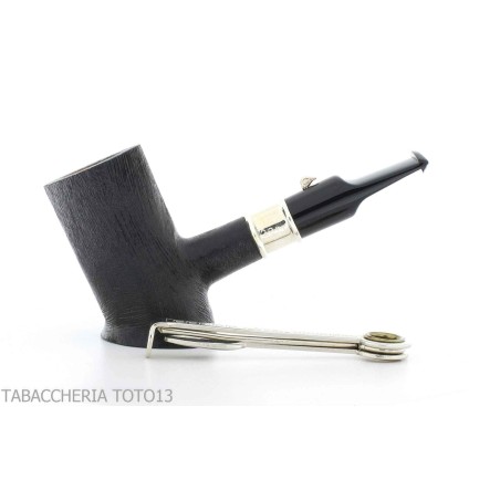Pipe La canard forme cherrywood, finition bruyère peignée avec anneau en argent - Pipe Pour le Tabac - Racine naturelle