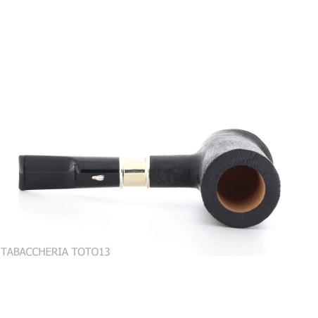 Pipe The duck cherrywood shape, combed briar finish with silver ring - Tobacco Pipes - Natural root
