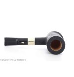 Pipe La canard forme cherrywood, finition bruyère peignée avec anneau en argent - Pipe Pour le Tabac - Racine naturelle
