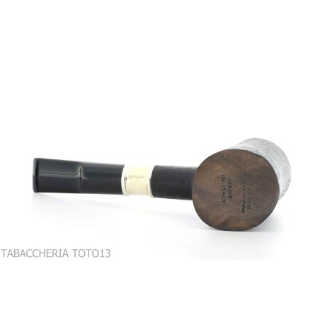 Pipe La canard forme cherrywood, finition bruyère peignée avec anneau en argent - Pipe Pour le Tabac - Racine naturelle