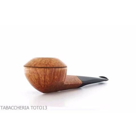 F.Ganci pipa forma Bulldog in radica naturale-Ganci Francesco Pipe