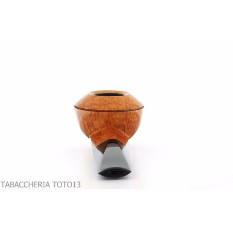 F.Ganci pipa forma Bulldog in radica naturale-Ganci Francesco Pipe