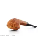 F.Ganci pipa forma Bulldog in radica naturale - Pipe