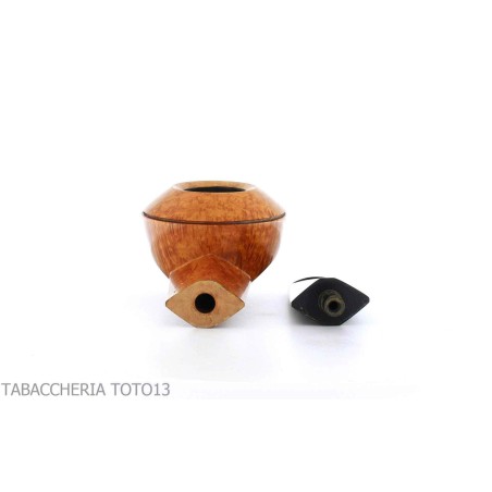 Pipe F. Ganci form Bulldog in natural briar - Tobacco Pipes - Natural root