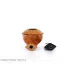 F.Ganci pipa forma Bulldog in radica naturale - Pipe