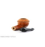 F.Ganci pipa forma Bulldog in radica naturale-Ganci Francesco Pipe