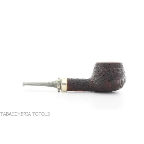 Gabriele Pipemaker Pipe en forme de Pot dans la ligne de couleur bruyère Tartaruga - Pipe Pour le Tabac - Racine naturelle