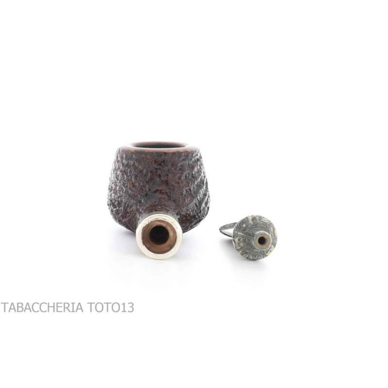 Gabriele Pipemaker pipa forma de Olla en línea de color brezo Tartaruga - Gabriele Dal Fiume Pipemaker