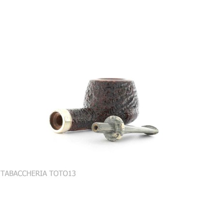 Gabriele Pipemaker forma Pot in radica sabbiata linea Tartaruga - Pipe