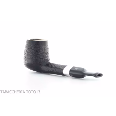 Watchtower pipe form Canadian sandblasted black - Tobacco Pipes - Natural root